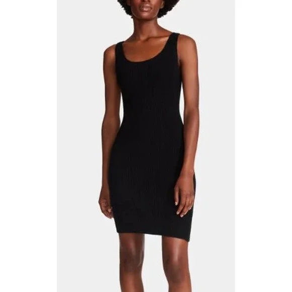 Steve Madden Ivanna Sweater Set Women's Clothing Black : LG (US 10-12)